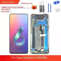 ราคา จอ LCD, 6.4 นิ้ว, สำหรับ Asus Zenfone 6 ZS630KL, หน้าจอสัมผัส Digitizer Assembly, อะไหล่ซ่อม (1730312629878819062)