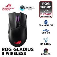 ราคา ASUS P702 ROG GLADIUS II WIRELESS MOUSE รับประกันศูนย์ 2ปี (1730050674717329552)