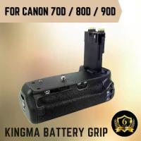 ราคา KingMa Battery Grip สำหรับกล้อง CANON 70D / 80D / 90D (พร้อมรับประกัน 6 เดือน) (1729633591492316135)