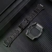 ราคา สายนาฬิกาโลหะ GX 56 + เคสเหล็กสำหรับ Casio G SHOCK GX 56 ชุดลายเรโทรพาสลีย์ กันน้ำและเหงื่อ พร้อมลวดลายแกะสลักสีดำ GX 56 (1733244620693734721)