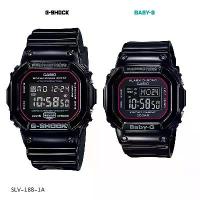 ราคา Casio G-Shock - BABY-G นาฬิกาข้อมือคู่ผู้ชายผู้หญิง สายสเรซิ่น รุ่น SLV-18B-1A G-SHOCK x Baby-G LIMITED EDITION PA (1734440827047150744)