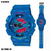ราคา Casio G-Shock นาฬิกาข้อมือ รุ่น GA-110HC-2A (Blue) (1734441029726209176)