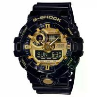 ราคา Casio G-Shock นาฬิกาข้อมือผู้ชาย สายเรซิ่น รุ่น GA-710GB-1A (1734441332053279896)
