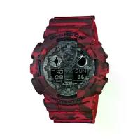 ราคา Casio G-Shock นาฬิกาข้อมือผู้ชาย สายเรซิ่น GA-100CM-4A Red Camo (1734441339139556504)