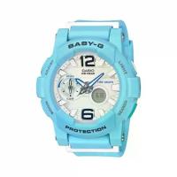 ราคา Casio Baby-G นาฬิกาข้อมือผู้หญิง สายเรซิ่น รุ่น BGA-180BE-2B (1734440603741160600)