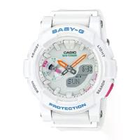 ราคา Casio Baby-G นาฬิกาข้อมือผู้หญิง สายเรซิ่น รุ่น BGA-185-7A (1734440825822282904)