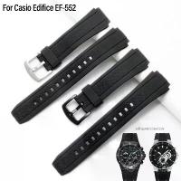 ราคา สำหรับ CASIO Edifice 5119 EF 552 EF 552D สายซิลิโคน/ยางกันน้ำ สำหรับผู้ชาย ขนาด 25×20 มม. ขอบโค้ง (1734360831433933913)
