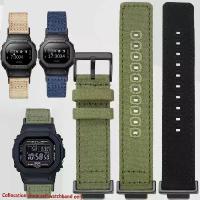 ราคา สําหรับ Casio G-SHOCK GA110 100 120 GA900 GA2100 DW-5600 GW-B5600 GW-M5610 ผู้ชายนุ่ม watchband โลหะอะแดปเตอร์ผ้าใบไนลอนสายนาฬิกา [COD] (1733765633507362405)