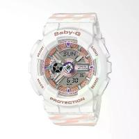 ราคา CASIO รุ่น BABY-G BA-110CH-7ADR BA-110CH-7A BA-110CH-7 สินค้าใหม่ ของแท้ รับประกันศูนย์ CMG 1 ปี สีขาว ชมพู (1733109678648952722)