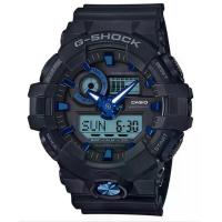 ราคา CASIO รุ่น G-SHOCK GA-710B-1A2DR GA-710B-1A2 GA-710B สินค้าใหม่ ของแท้ รับประกันศูนย์ CMG 1 ปี สีดำ ด้าน น้ำเงิน ด้านใน (1733112026510493586)