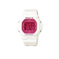 ราคา Casio นาฬิกาข้อมือผู้หญิง สายเรซิ่น Baby-G รุ่น BG-5601-7 - White (1734441286611403928)