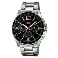 ราคา CASIO ระบบ เข็ม analog MTP-1374D-1AVDF MTP-1374D-1A MTP-1374 MTP-1374D สินค้าใหม่ ของแท้ รับประกันศูนย์ CMG สายสแตนเลส สีเงิน (1734028736330172306)