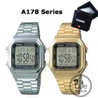 ราคา CASIO ของแท้ รุ่น A178WA-1A A178WGA-1A นาฬิกาข้อมือ และใบประกัน 1ปี A178WA A178WGA A178 (1731634560487557760)
