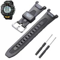 ราคา สายนาฬิกายาง เหมาะสำหรับ Casio Protrek Prg-240 PRG-40 Prg240T Prg40T Pathfinder Series นาฬิกากีฬาผู้ชาย สายรัดกันน้ำ อุปกรณ์เสริม (1732675881793258529)