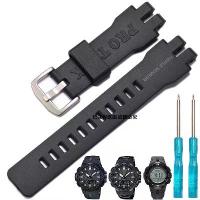 ราคา สายนาฬิกาเรซิน, เหมาะสำหรับ Casio PROTREK PRG300 PRW3000/3100/6000/6100Y, เปลี่ยนผู้ชาย, สร้อยข้อมือสีดำ, สายรัดข้อมือยาง (1732697271974265889)