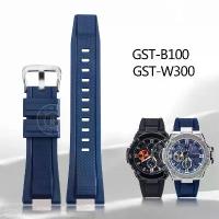 ราคา สายนาฬิกายางซิลิโคน, สำหรับ Casio G-SHOCK, GST Series, GST-W300, 210, 400G, S130, S310, S330, B100, สายกีฬา, สร้อยข้อมือ, เข้ากันได้กับ Casio G-SHOCK (1732697305411257377)