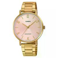 ราคา CASIO ระบบเข็ม analog รุ่น LTP-VT01G-4B LTP-VT01G-4 LTP-VT01G LTP-VT01 สุดคลาสสิค เรียบ ง่าย สายเหล็กสีทอง หน้าปัดชมพู สินค้าใหม่ ของแท้ รับประกันศูนย์ CMG (1734009664482936722)