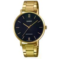 ราคา CASIO ระบบเข็ม analog รุ่น LTP-VT01G-1BUDF LTP-VT01G-1B LTP-VT01G-1 LTP-VT01G สุดคลาสสิค เรียบ ง่าย สายเหล็กสีทอง หน้าปัดดำ สินค้าใหม่ ของแท้ รับประกันศูนย์ CMG (1734009544019969938)