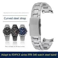 ราคา สายนาฬิกาโลหะ ดีไซน์โค้ง เหมาะสำหรับนาฬิกา Casio EFB-540 และ 5274 สายสแตนเลสสำหรับผู้ชาย (1732057709194676153)