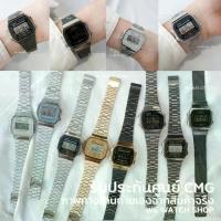 ราคา CASIO A168WA-1WDF A168 A-168 A168WGG-1BDF A168WGG สีเงิน สีทอง สีเทา สีดำทอง classic vintage สินค้าใหม่ ของแท้ รับประกันศูนย์ CMG 1 ปี (1733084815642036114)