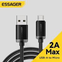 ราคา Essager 2A Micro USB Cable 2m 3m Micro to USBA Charge Cable For Huawei Samsung Xiaomi Google Android Mobile Phone A-M Fast Charge Cables Power Banks HandheId Fans Headphones Desk (1734020596814874528)
