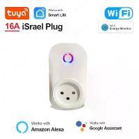 ราคา ปลั๊กไฟอัจฉริยะ Tuya Wifi 16A ปลั๊กอิสราเอล ทำงานร่วมกับ Alexa Google Home Assistant แอป Smart Life (1734113121706739562)