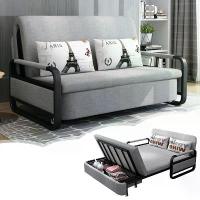 ราคา 【จัดส่งจากกรุงเทพฯ】โซฟาปรับนอน ที่นอนโซฟาพับได้ 1.2m /1.5 m โซฟาปรับได้ sofa 2 ที่นั่ง 4ฟุต 5ฟุต โซฟาผ้า สตูลโซฟาปลายเตียง นอน โซฟา (1730470200068245793)