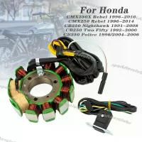 ราคา For Honda CMX250 Rebel 250 1996-2016 CB250 Nighthawk 1991-2008 CB 250 Two Fifty Police Motorcycle M (1734171242548987599)