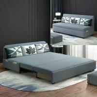 ราคา โซฟาปรับนอน ที่นอนโซฟาพับได้ 1m/1.2m /1.5 m sofa 2 ที่นั่ง 3ฟุต 3.5ฟุต 4ฟุต 5ฟุต โซฟาหนัง (1733362652596962565)