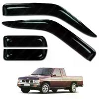 ราคา กันสาด บิ๊กเอ็ม กันสาดฝน 2ประตู+ช่องแคป สีดำเข้ม สำหรับ Nissan Big-M ปี 1995-1997 (1734278927208646185)