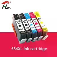 ราคา ตลับหมึกที่เข้ากันได้, 5PCS, 564XL, HP564XL, สำหรับ HP deskjet 4610, 4620, 6512, 6515, D5460/D5463/D5468/D7560, เครื่องพิมพ์อิงค์เจ็ท (1732777073936140067)