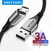 ราคา สายเคเบิล Vention Micro USB 3A สายชาร์จเร็ว USB Type C สายดาต้าสำหรับ Samsung Xiaomi LG Android สายโทรศัพท์มือถือ Micro USB (1734186605262505522)