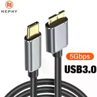 ราคา สายเคเบิลฮาร์ดไดรฟ์ภายนอก USB 3.0 Type‑C ไป Micro‑B สำหรับข้อมูลและชาร์จ ใช้ได้กับโทรศัพท์ Toshiba Seagate WD Sandisk Lenovo และฮาร์ดดิสก์สำหรับ PC/แล็ปท็อป ความเร็ว 5 Gbps มีให้ (1734012814493321090)