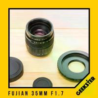 ราคา [COD] Fujian 35mm f1.7 ✨ สำหรับกล้อง Mirrorless ( FUJI / OLYMPUS / SONY / PANASONIC / CANON / NIKON ) ( เลนส์หลังละลาย โบเก้หมุนวน เลนส์มือหมุน เลนส์ หน้าชัดหลังเบลอ เลนส์ละลาย ส (1732941425001595947)