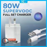 ราคา Charger 80W UK Plug Full Set Charger with Cable for Oppo and Realme Only (Supervooc SuperDart) (1734441019947582924)
