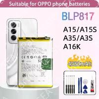 ราคา คําแนะนําผลิตภัณฑ์ใหม่ของเดือนนี้ แบตโทรศัพท์มือถือ หมาะสำหรับ OPPO A15/A15S/A16K/A35/A3S Battery BLP817 4230mAh แบต แบตเตอรี่เร็ว รับประกัน1ปี ฟรีชุดไขคว (1734425979906655381)