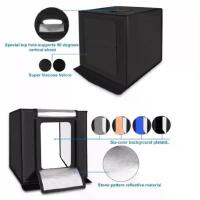 ราคา กล่องไฟถ่ายภาพ Light Box สตูดิโอถ่ายภาพ กล่องถ่ายรูปสินค้า ขนาด40/60/80CM light Box Portable Softbox Photo Lightbox (1733975443145852578)