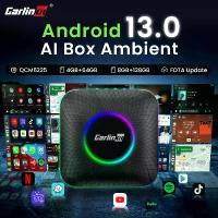 ราคา รุ่นใหม่ล่าสุด Carlinkit Android 13 Ambient CarPlay Ai Box ,RAM8GB+128GB,8-Core,Snapdragon QCM 6225,Wireless CarPlay สินค้าแนะนำ (1733556629985002827)