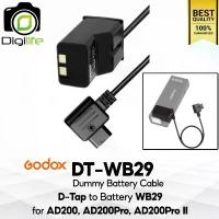 ราคา Godox Battery DT-WB29 Dummy Battery Cable สำหรับใช้แทน Godox Battery WB29 ( D-Tap Port to AD200, AD200Pro, AD200ProII) (1733949369252349038)