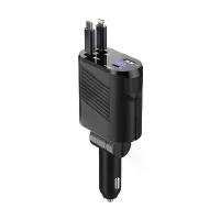 ราคา Retractable Cable Car Charger Fast Charge PD30W+QC3.0+PD30W+2.4A Smart Car Fast Charge (1733020543332353085)