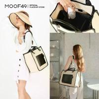 ราคา MOOF49 CALICO TRAVEL BAG + CALICO TRAVEL CASE กระเป๋าผ้า Recycled Cotton (1734013157275436509)