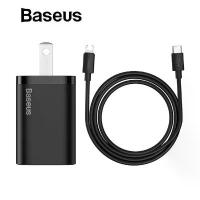 ราคา Baseus หัวชาร์จ+สายชาร์จไอโฟน Super Si Quick Charger 1C 20W CN Sets หัวชาร์จเร็วไอโฟน Type-c To IP (1734293230209238087)