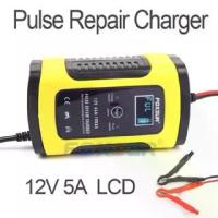 ราคา [พร้อมส่ง] FOXSUR Pulsea Repair Charger 12V 4-100Ah Model: FBC1205D เครื่องชาร์จแบตเตอรี่12โวล์ท5แอมป์ FOXSUR FBC1205D (1733501767954236535)