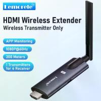 ราคา Lemorele R800 HDMI ตัวส่งสัญญาณไร้สาย 1080P WiFi 2.4/5G ระยะการส่งสัญญาณ 100 เมตร ตัวส่งสัญญาณ 1 ตัว ตัวรับสัญญาณ 4 ตัว ใช้ร่วมกับแอปพลิเคชัน TuTuLink สำหรับโทรศัพท์มือถือ/แท็บเ (1732869569956316739)
