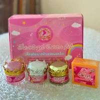 ราคา The Angle Cream Set เซ็ทครีมนางฟ้าเดอะแองเจิ้ล ขนาด5กรัม เซต เครื่องสําอาง เซ็ทโปร 7 ชิ้น dn cosmetics loose powder แปรง แต่ง หน้า (1732434693423138244)
