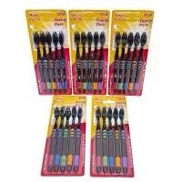 ราคา <ยกโหล 12 แพ็ค> แปรงสีฟัน นุ่มพิเศษ แปรงสีฟันผู้ใหญ่ ด้ามจับแข็งแรง <1 แพ็ค 5 อัน=60 อัน> (1732924583955498158)