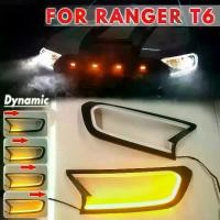 ราคา ไฟเลี้ยว DRL, ไดนามิก, สีขาวและสีเหลือง, ไฟหน้า LED, โคมไฟ ABS, สำหรับ FORD RANGER T6 และ WILDTRAK, ปี 2015 ถึง 2018, ชุดตัวรถ (1730724143240809000)
