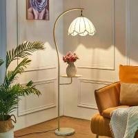 ราคา LICOโคมไฟตั้งพื้น โคมไฟIKEA โป๊ะโคมลายดอกไม้ ขาตั้งโลหะผสม พร้อมหลอดไฟ (1730506819607169748)