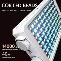 ราคา kikifor ไฟกล้อง อุณหภูมิสีคู่ ไฟกล้อง LED 40W ปรับได้ 0- ชาร์จใหม่ได้ 4400mAh แสงสำหรับการถ่ายภาพ กระเป๋าพกพา แบบเกลียว 1/4 สากล ไฟเติมสำหรับวิดีโอบล็อก โคมไฟ DSLR SLR (1734360099024110666)