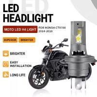 ราคา ไฟหน้ารถจักรยานยนต์ LED, 1 ชิ้น, สำหรับ Honda CTX700 2014 2015 2016 2017 2018, หลอดไฟ H4, ไฮเบย์, ความสว่างสูง, โคมไฟ 12V, สีขาว 6000K (1732476867972400871)